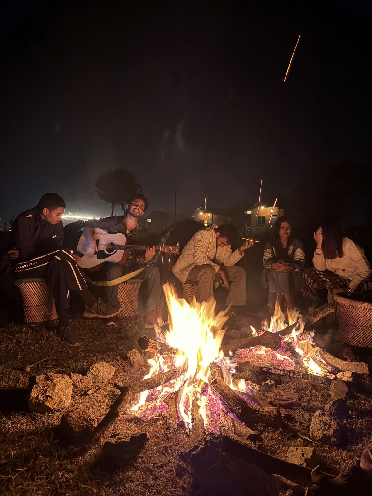 Bonfire night with music at The Udaisarovar