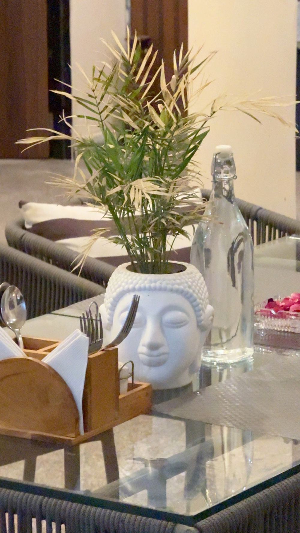 Table setting at Lake City Cafe