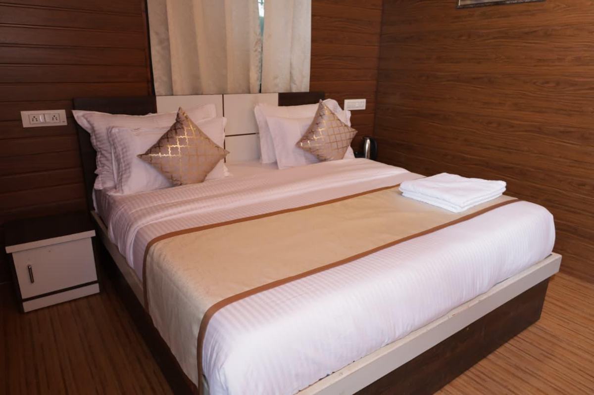 Lake-view cottage room at The Udaisarovar resort Udaipur