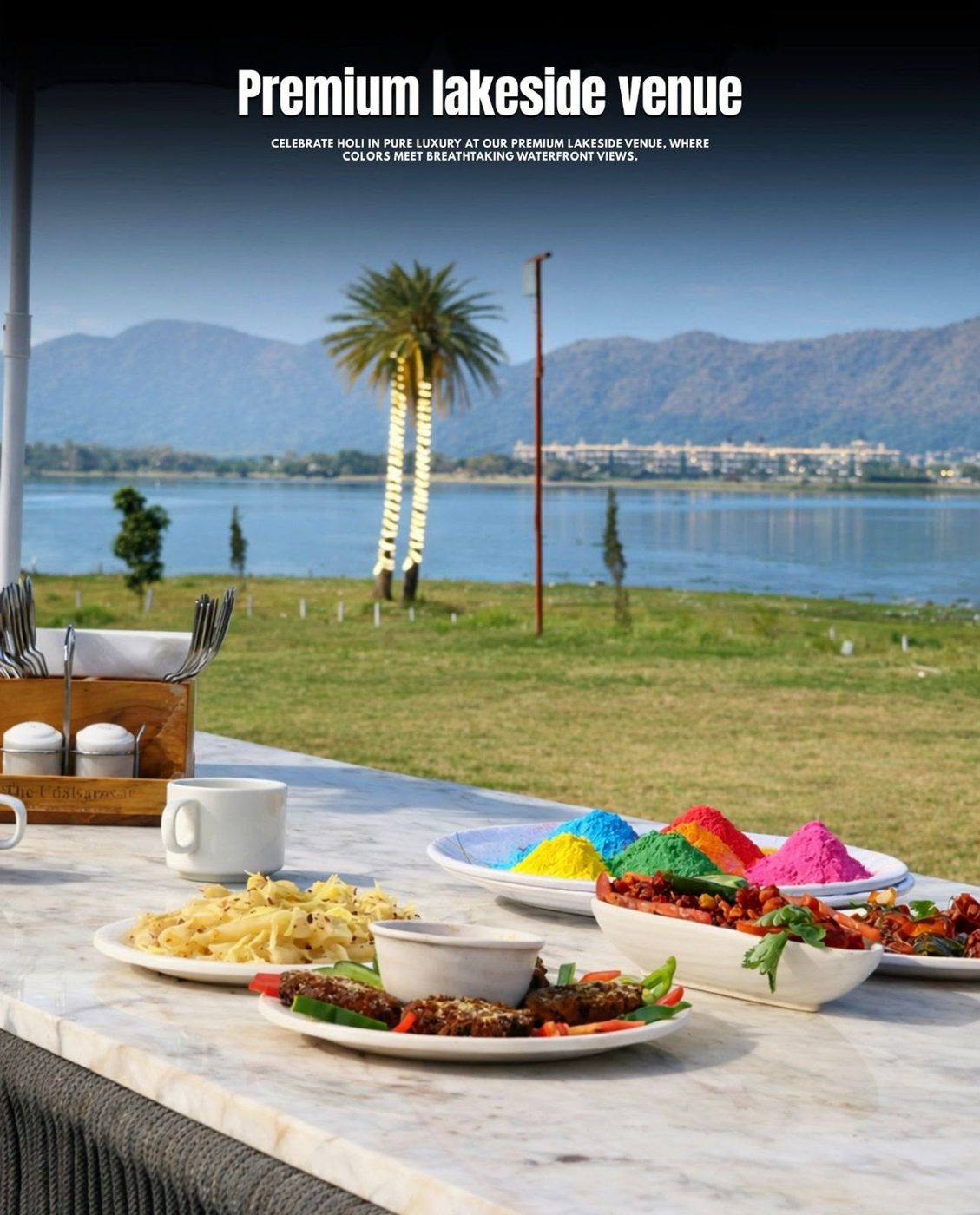 The lakeside event venue