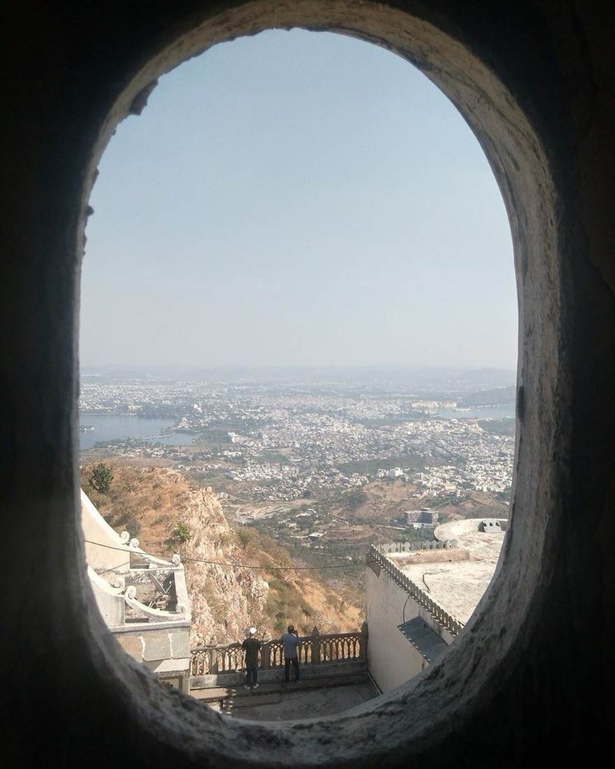 View from Sajjangarh Monsoon Palace